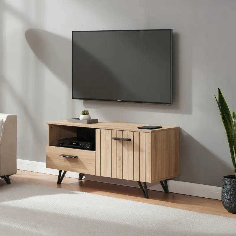 Fernsehschrank Noppen [en.casa]