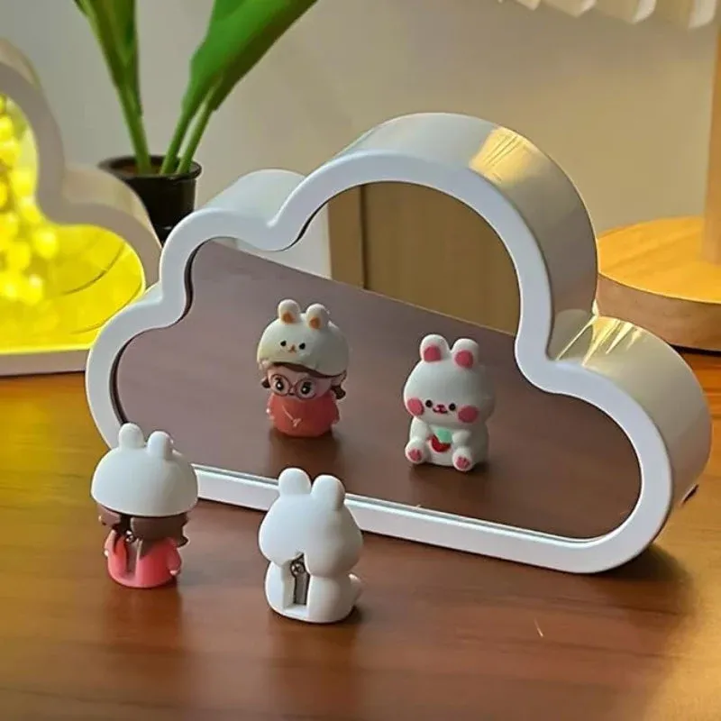 LED Floral Infinity Mirror Table Lamp Cloud Shape Tulip Design - Product detail 4
