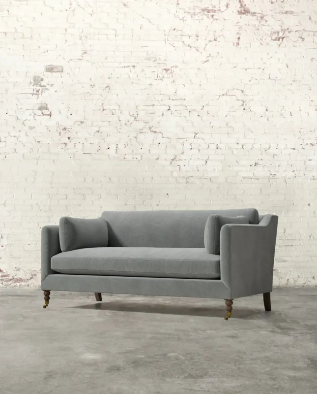 Francis 71" Sofa with Brass Casters – Bild 2