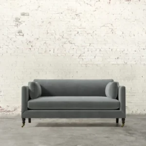 Francis 71" Sofa with Brass Casters