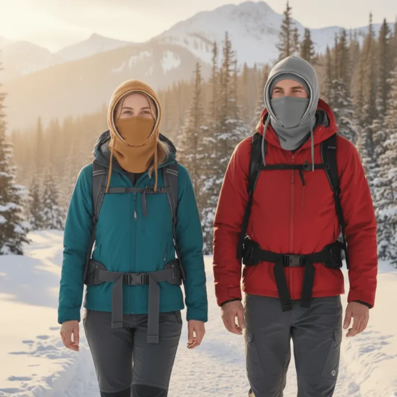 Windproof Winter Balaclava Full Face Protection With Fleece Lining - Detailed view