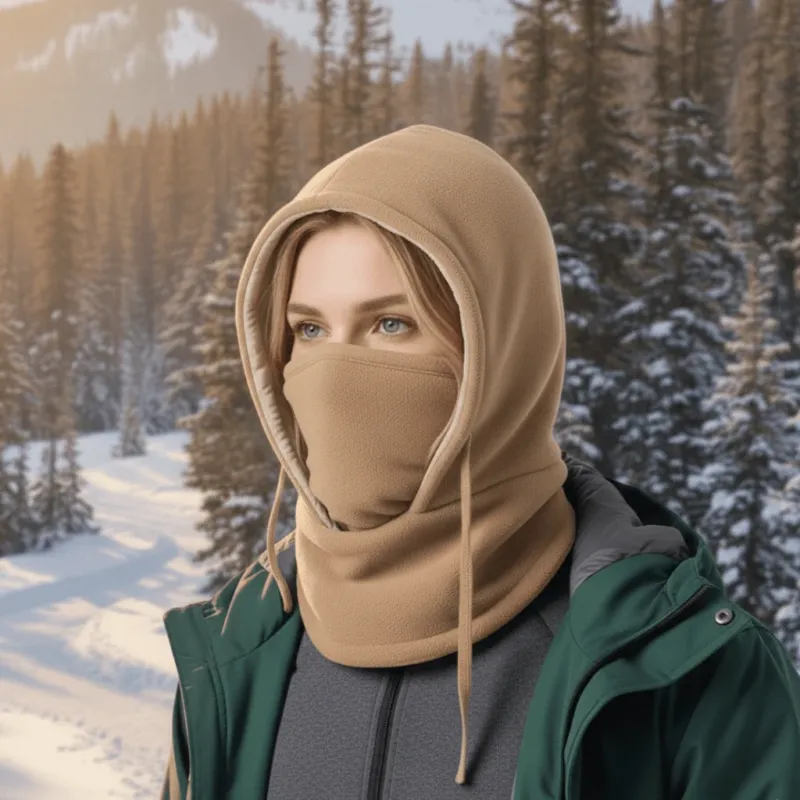 Windproof Winter Balaclava Full Face Protection With Fleece Lining - Product example
