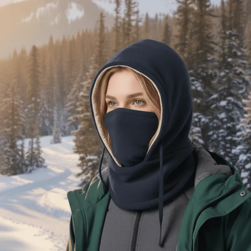 Windproof Winter Balaclava Full Face Protection With Fleece Lining - Product detail 4