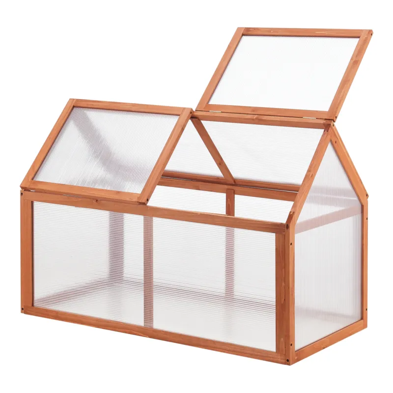 Frühbeet Duiven 100 x 55 cm Kiefernholz [casa.pro]