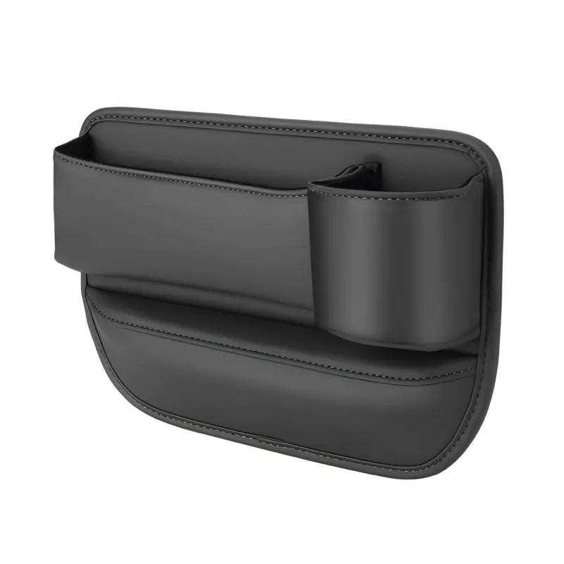Car Seat Gap Organizer Multi-Compartment Storage with Cup Holder - Product showcase