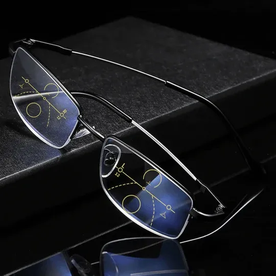 Progressive Reading Glasses German Multi-Zone Lens Technology - Product showcase