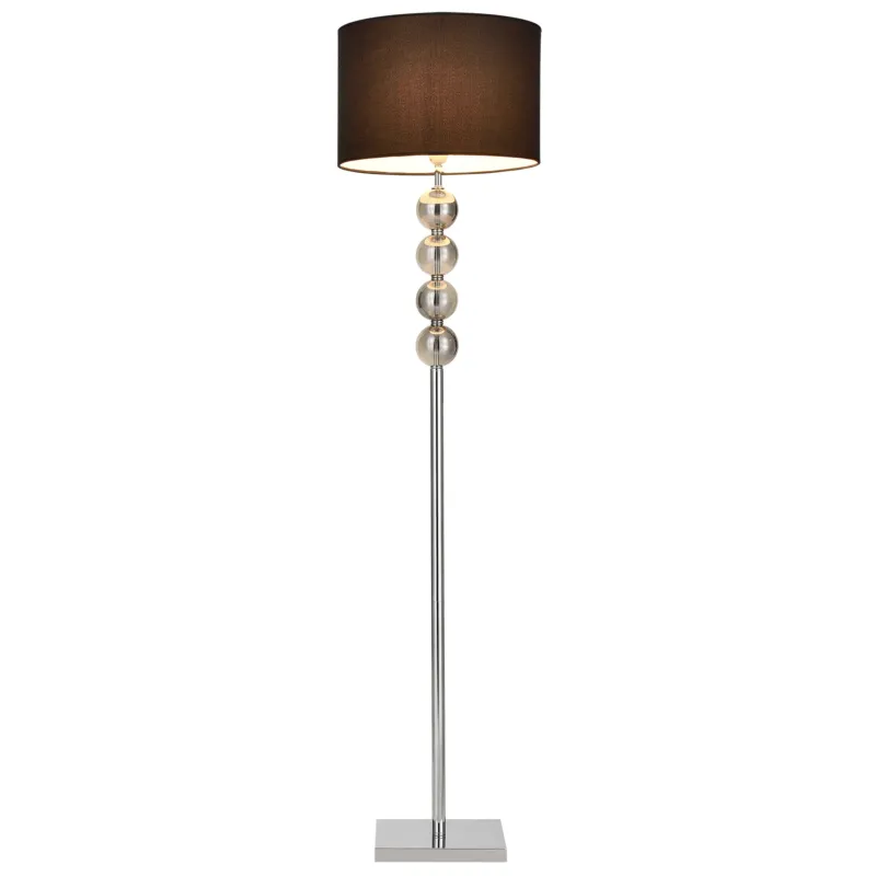 Stehleuchte Spheridern 1x E27 Ø 37,5 x 155 cm Chrom/Schwarz lux.pro - premiumXL