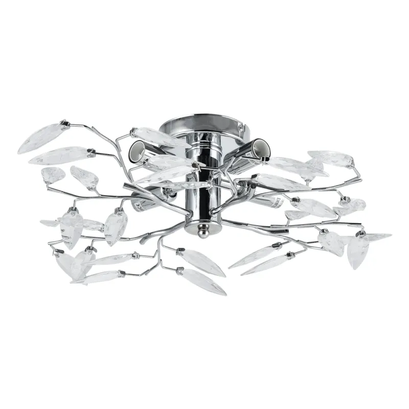 Deckenleuchte Kira 4x E14 Ø 47,5 x 15 cm Chromfarben/Silberfarben lux.pro - premiumXL