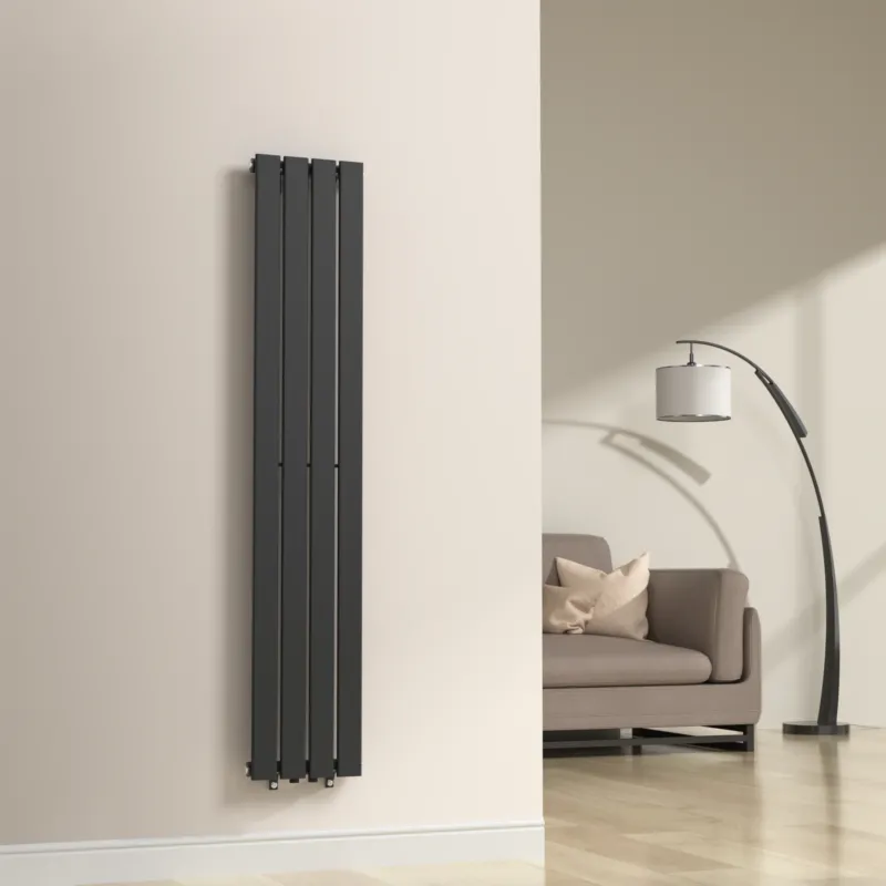 Designheizkörper Nore Schwarz 160x30cm Einlagig 540W [neu.haus]