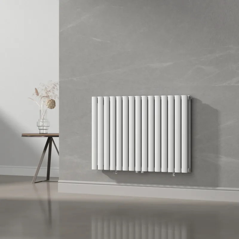 Design Röhrenheizkörper Nore Weiß 60x90cm Doppellagig 1180W [neu.haus]