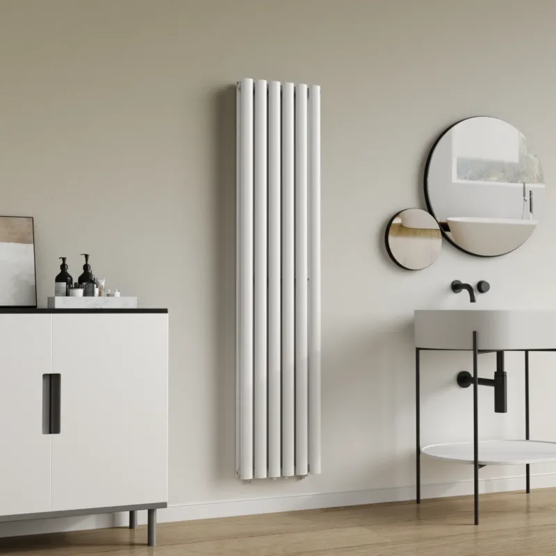 Design Röhrenheizkörper Nore Weiß 160x36cm Doppellagig 1198W [neu.haus]