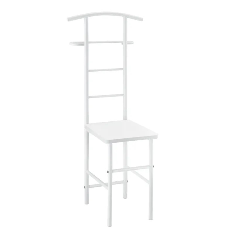 Herrendiener Stuhl Anaheim 107x45x45 cm mit Kleiderbügel en.casa - premiumXL