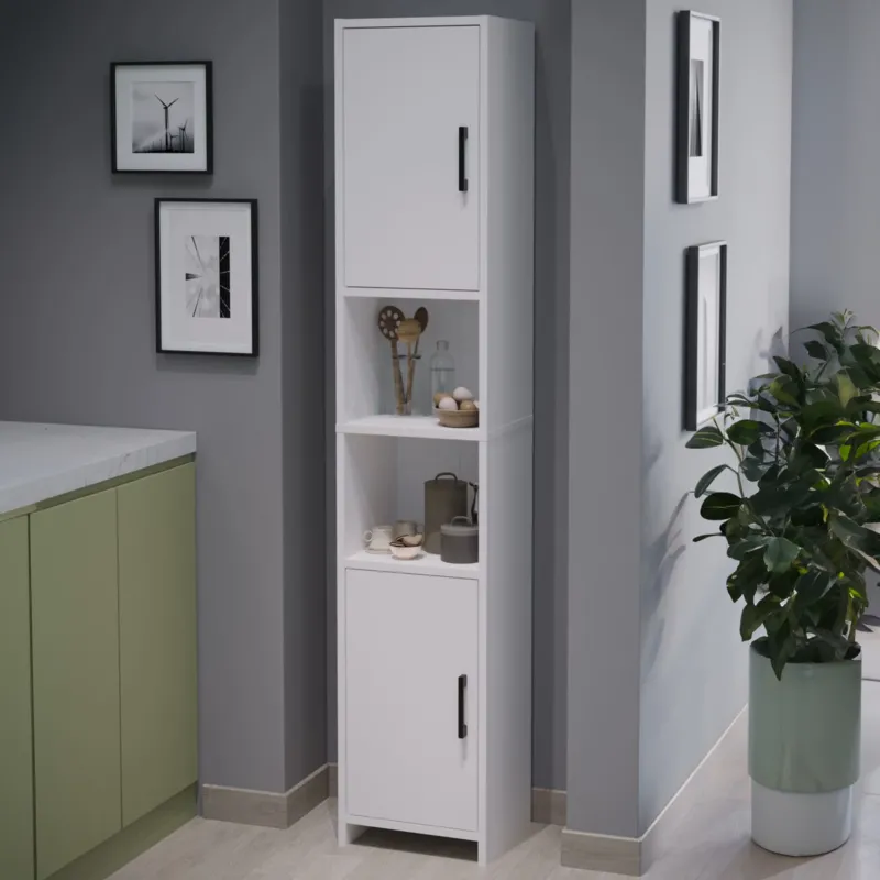 Hochschrank Rautrina 180x35x30 cm [en.casa]