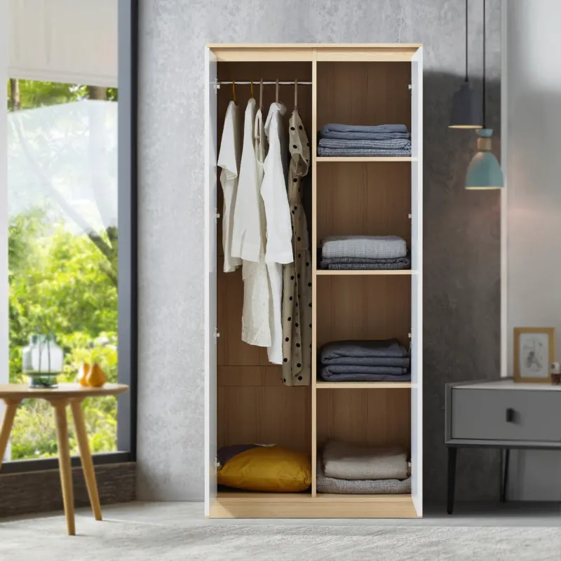 Kleiderschrank Bastheim in versch. Größen und Ausführungen [en.casa] - premiumXL