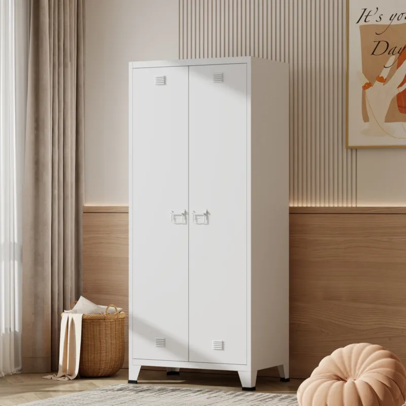 Kleiderschrank Hankasalmi 180x90x40 cm in versch. Farben [en.casa] - premiumXL