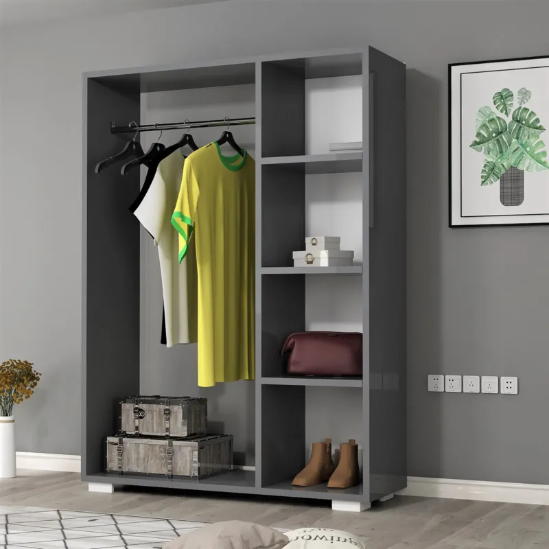 Kleiderschrank Nesbyen [en.casa] - premiumXL