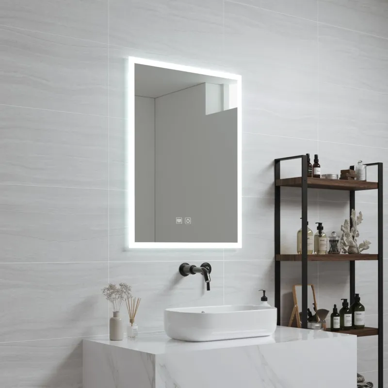 LED - Badspiegel Scafa Weiß in versch. Größen [pro.tec] - premiumXL