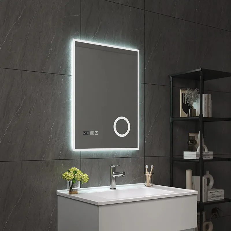 LED - Badspiegel Lizzano Weiß in versch. Größen [pro.tec] - premiumXL
