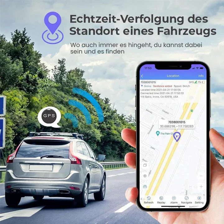 GPS-Tracker Echtzeit Ortung mit Magnet für Fahrzeuge und Gepäck
