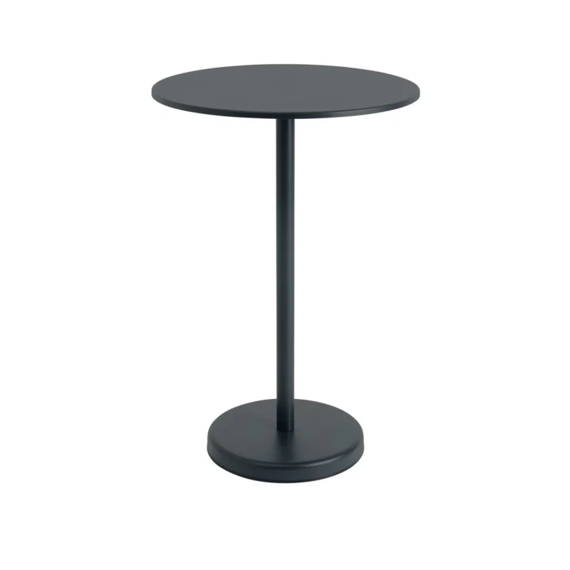 Linear Steel Café-Tisch Ø70 cm, H105 cm von Muuto