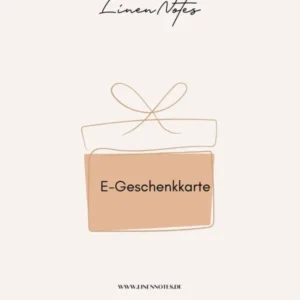 Linen Notes Digitale Geschenkkarte - Linen Notes