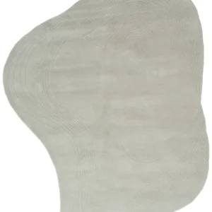 Fluid Arc Teppich, Chalk von Linie Design