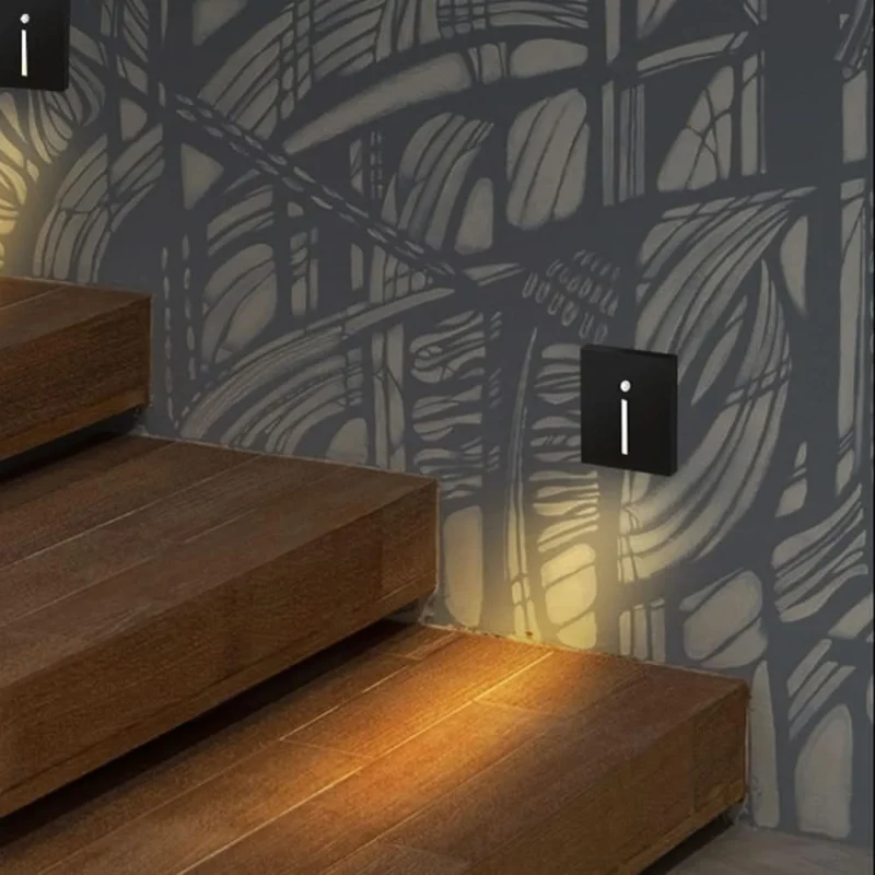 Motion Sensor Step Light LED Wall Sconce with Auto Detection - Product showcase