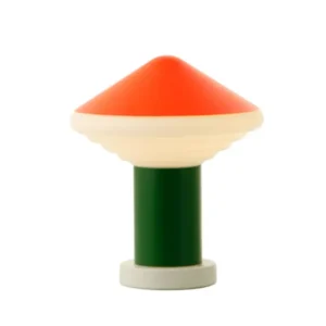 Whipped Portable Table Lamp, leuchtendes Orange von LEO Objects