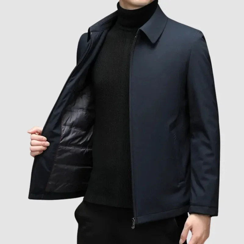 Mens Lightweight Casual Jacket Classic Tailored Fit - Product detail 4