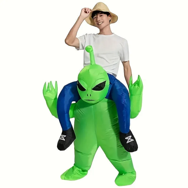 Inflatable Alien Costume Ride-On Design For Adults - Product showcase