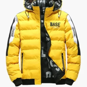 Urban Winter Puffer Jacket Quilted Down Hooded Design - Product showcase