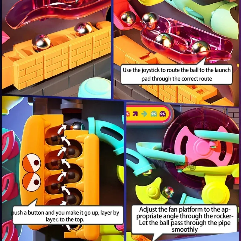 Educational Marble Track Set Multi-Layer Adventure Learning System - Product example