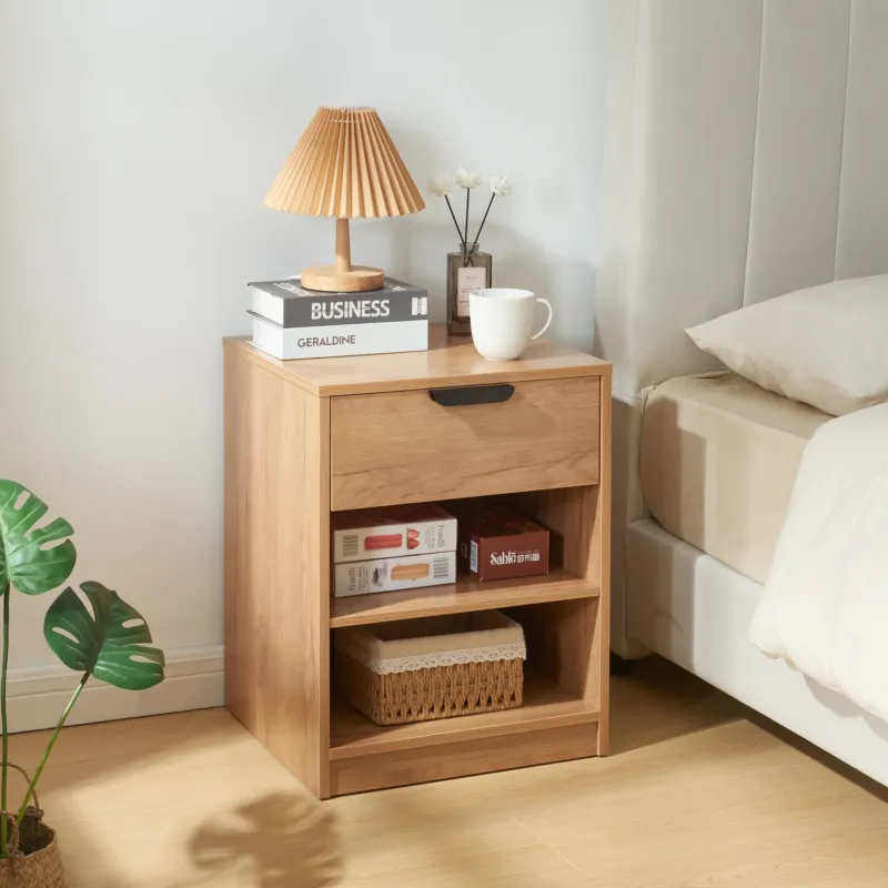 Nachttisch Varkaus 55x43x40cm Eichenoptik [en.casa] - premiumXL