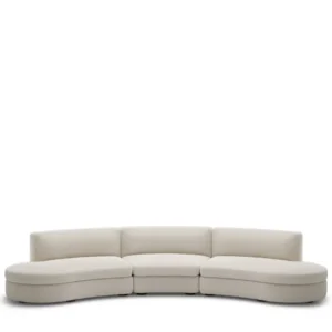 Coda Sofa, Konfiguration 8 Dark Zink von New Works