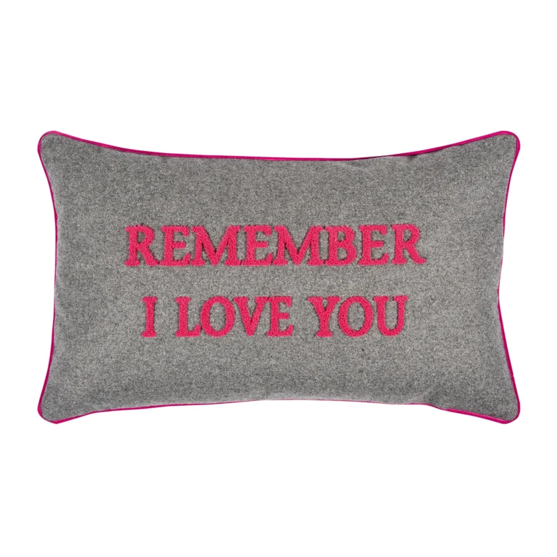 Kissen Letters Remember I LOVE YOU