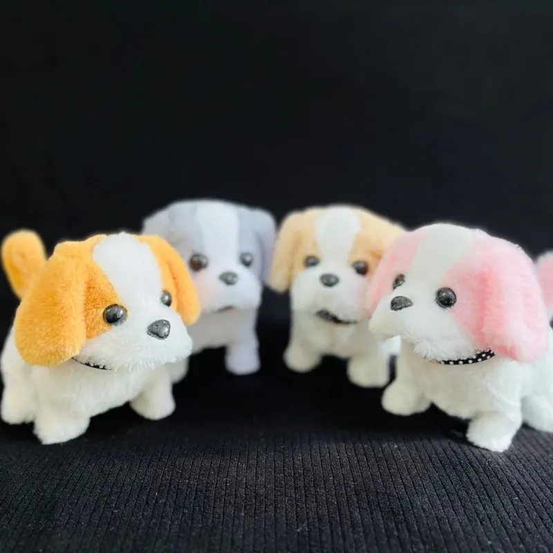 Interactive Plush Puppy Walking Barking Soft Toy - Product showcase