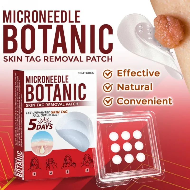 Stielwarzen Entfernung Patches mit Tea Tree Öl - 9 Stück