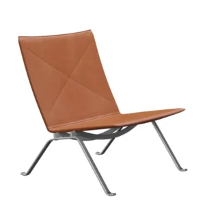 PK22 Lounge, Aura Leder von Poul Kjærholm