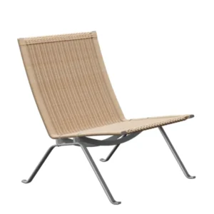 PK22 Lounge-Sessel, Peddigrør von Poul Kjærholm