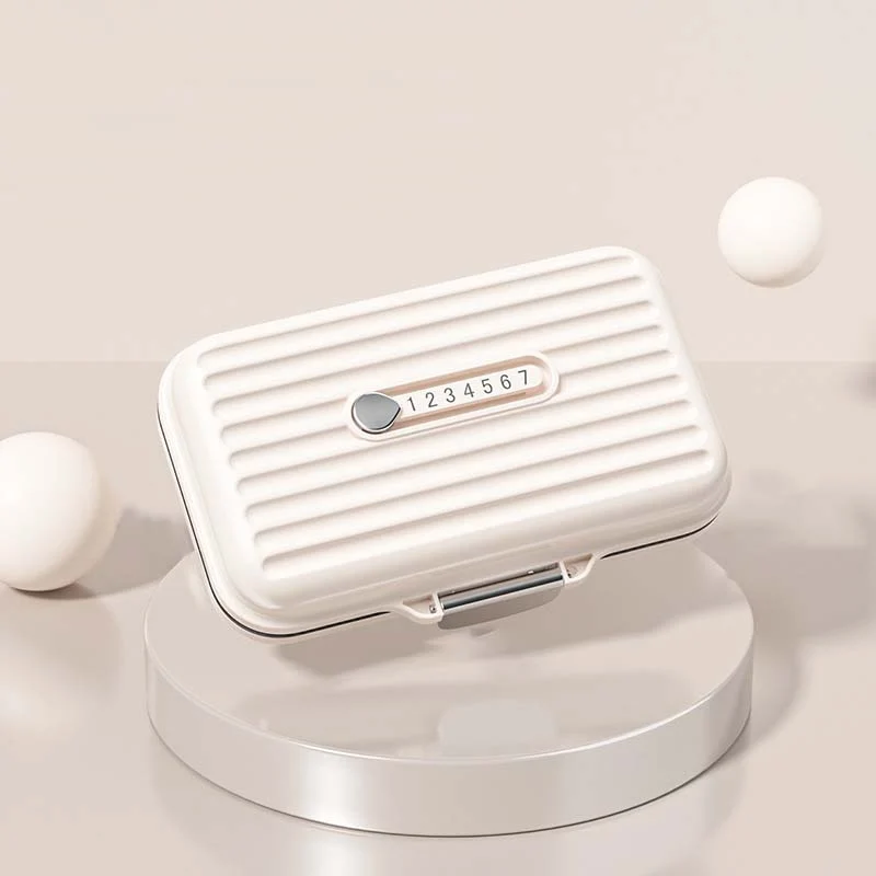 Portable Pill Organizer Seven Compartments with Digital Counter - Product showcase