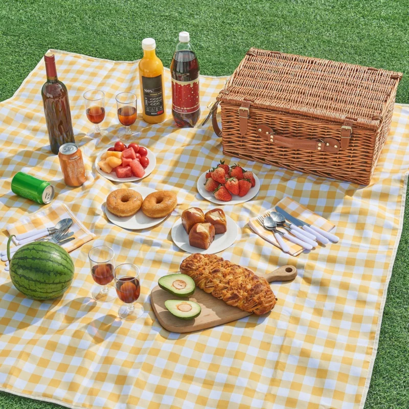 Picknickkorb Brindisi für 4 Personen Komplettset [casa.pro] - premiumXL