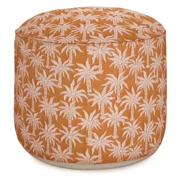 Palais In-& Outdoor Sitzpouf Laura Rosa & Karamell
