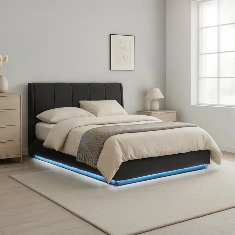 LED Polsterbett Tröstiar [en.casa]