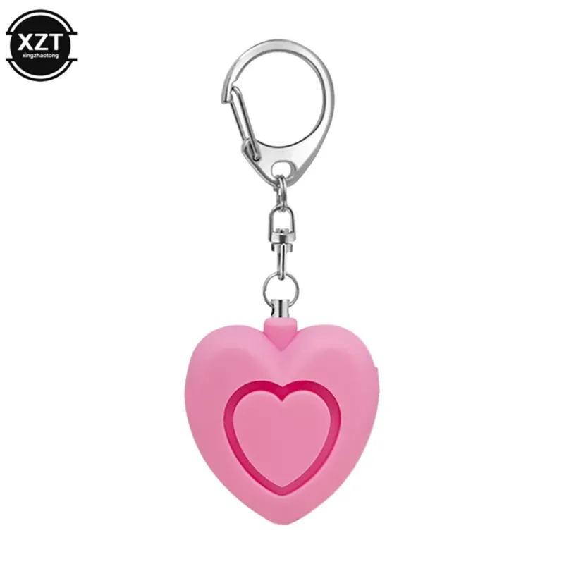 Personal Safety Alarm Heart-Shaped LED Keychain with 130dB Alert - Product detail 4
