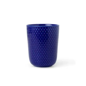 Rhombe Krus, dunkelblau von Lyngby Porcelæn