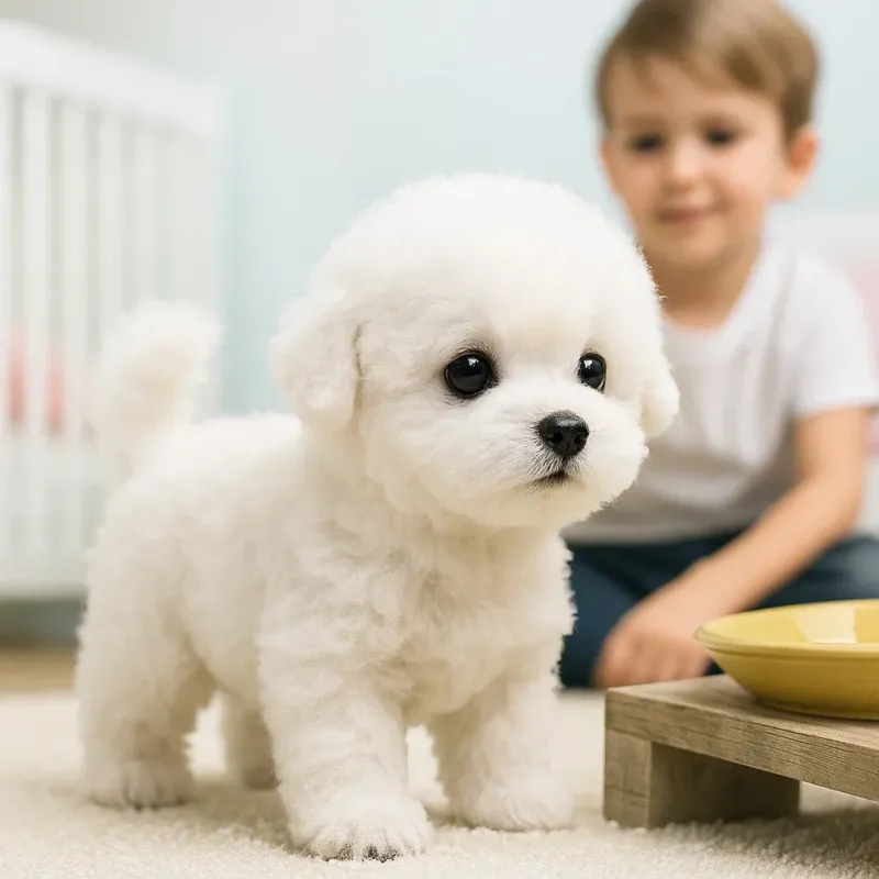 Interactive Plush Puppy Realistic Pet Companion Toy - Product showcase