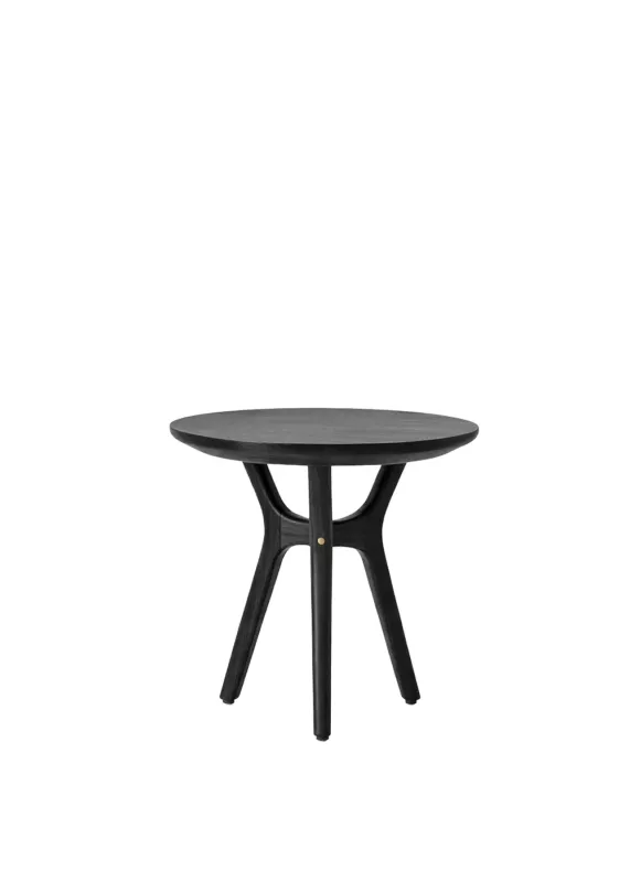 Rén Beistelltisch in schwarz lackierter Eiche, Ø45 cm von Stellar Works
