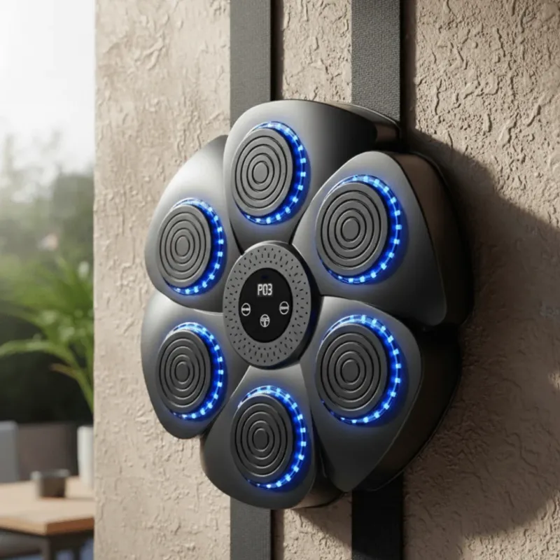 Smart Boxing Machine Interactive Training with Music LED Lights - Product showcase
