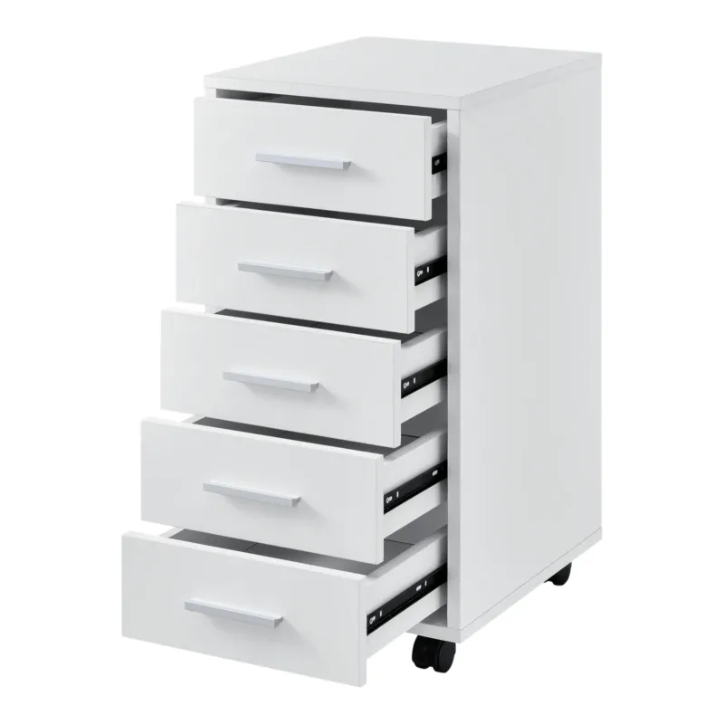 Rollcontainer Stockholm 63x33x38 cm mit 5 Schubladen in versch. Farben en.casa - premiumXL