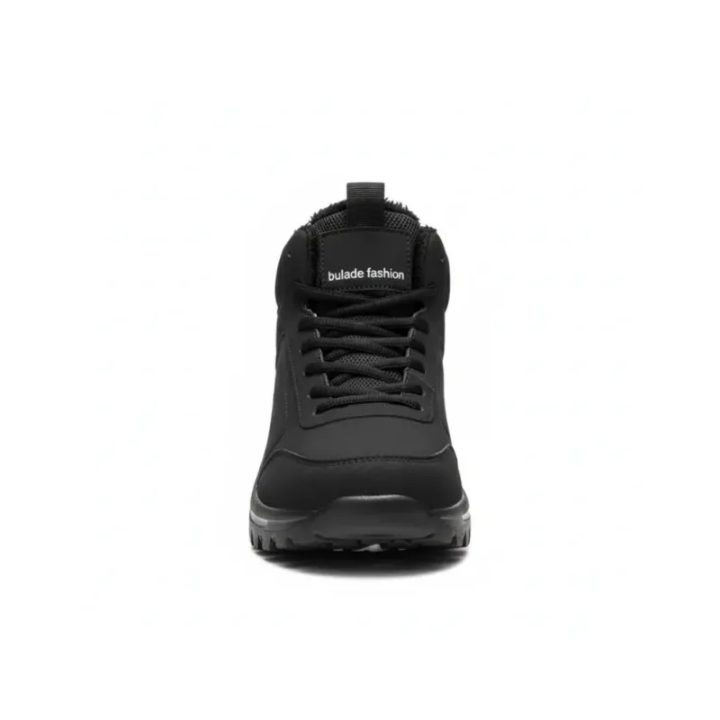 Waterproof Winter Boots Men Black Plush Lined Ankle High - Product detail 4